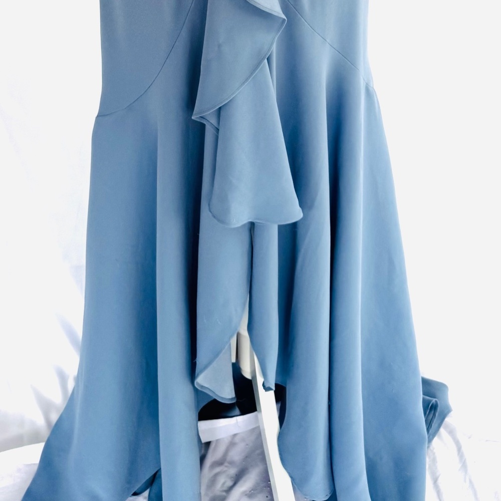BCBG Maxazria. Blue maxi dress with cutouts size Small/2 - Picture 4 of 7
